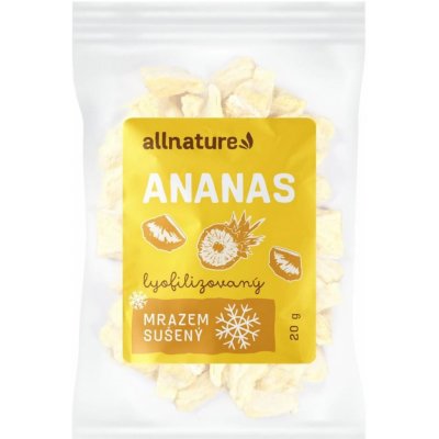 Allnature Ananas sušený mrazem kousky 20 g – Zbozi.Blesk.cz