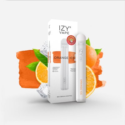 Izy Vape One Orange Ice 0 mg 600 potáhnutí 1 ks