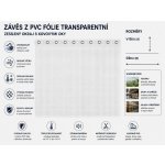 Dílenský termoizolační závěs - PVC fólie 625g/m2 transparentní – Hledejceny.cz