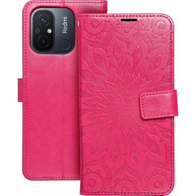 Pouzdro Forcell MEZZO Book XIAOMI Redmi 12C mandala magenta