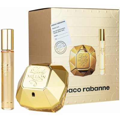 Paco Rabanne Lady Million EDP 80 ml + EDP 20 ml pro ženy dárková sada – Sleviste.cz