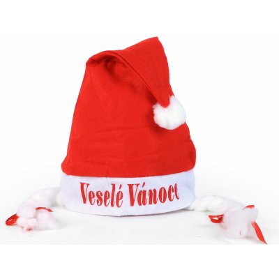 Čepice vánoční s copy Santa claus vánoce