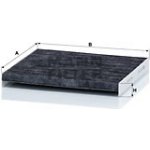 MANN-FILTER Filtr, vzduch v interiéru CUK26019 – Hledejceny.cz