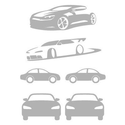 Takoy Reflexní nažehlovačka auto - balení 6 ks – Zboží Dáma