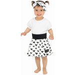 ESITO Dívčí kolová sukně Black heart bílá – Zbozi.Blesk.cz