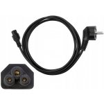 AKY AK-NB-01C Akyga Power Cord AK-NB-01C for notebooks VDE IEC C5 250V/50Hz 1,5m – Zbozi.Blesk.cz