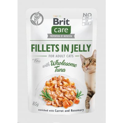 Brit Care Cat GF Jelly Pouch ADULT Wholesome Tuna 85 g – Zboží Mobilmania