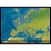 Nástěnné mapy Columbus Evropa - nástěnná mapa zeměpisná / politická 115 x 85 cm Varianta: bez rámu v tubusu, Provedení: laminovaná mapa v lištách