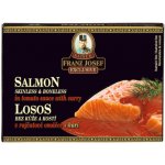 Franz Josef Kaiser Losos v rajčatové omáčce s kari 110 g – Sleviste.cz