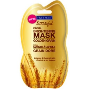 Freeman rozjasňující maska se zlatým obilím Facial Brightening Mask Golden Grain 15 ml