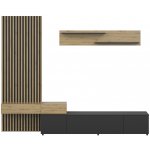 Tempo Kondela REBEKA PLUS černá /dub artisan – Hledejceny.cz