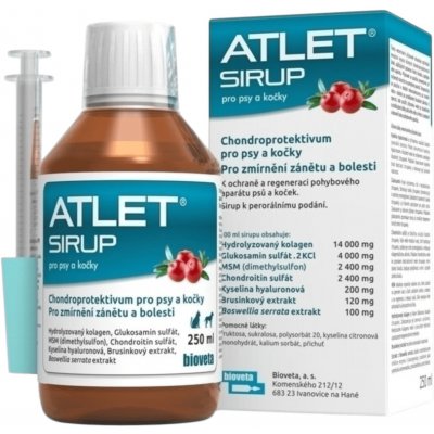 Atlet sirup pro psy a kočky 250 ml – Zboží Dáma