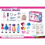 RKToys Kreativní sada Malá návrhářka barevné látky a doplňky – Zboží Mobilmania