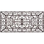 ESSCHERT DESIGN Litinová BEST FOR BOOTS obdelníková s ornamenty červeno-hnědá 72 x 46 cm – Zboží Dáma