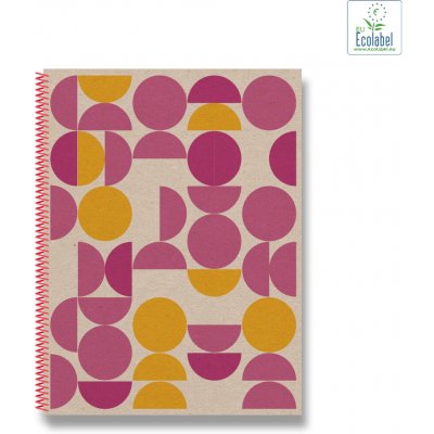 Green Ecology kroužkový blok A4 linkovaný 50 listů – Zboží Dáma