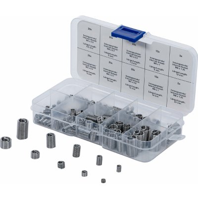 BGS 74506, Sada pro opravu závitu | nerezová ocel | 150dílná – Zboží Mobilmania