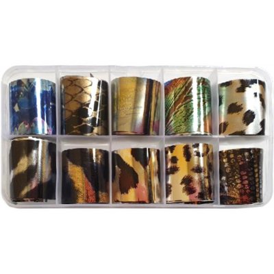 Expa-nails folie box 3 zvířecí motivy 10 ks – Zboží Mobilmania