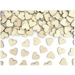 Dřevěná srdíčka 50 ks – Sleviste.cz