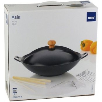 Kela Wok litinová s příslušenstvím 5 ks 36 cm