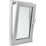 Bravo Plastové okno UNI OS1 60X90 L, bílé – Sleviste.cz