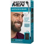 Just For Men Hair Mustache And Beard M-45 DARK BROWN tmavě hnědá – Zboží Mobilmania
