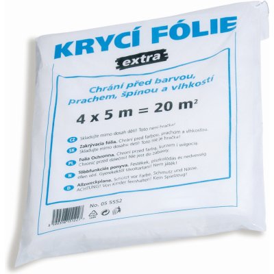 Fólie Spokar zakrývací 4x5m HDPE-7MY – Zboží Mobilmania