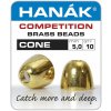 Výroba nástrahy Hanák Competition Konické hlavičky CONE Gold 5 mm 10 ks