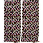 IMPAR Závěsy Mexican skull (Rozměr : 140x250, Materiál: Interlock) – Hledejceny.cz