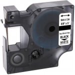 Kompatibilní páska s Dymo 18053, S0718280, 9mm x 1,5m černý tisk/bílý podklad, bužírka – Sleviste.cz