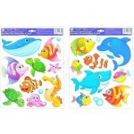 Anděl 10176 Samolepky na zeď mořský svět 33 x 29 cm – Sleviste.cz
