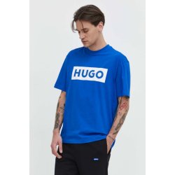 Hugo bavlněné Blue s potiskem 50522376 modrá