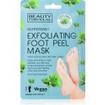 Beauty Formulas Peppermint exfoliační maska na nohy 1 ks – Sleviste.cz