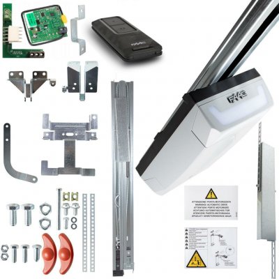 Sada garážových vrat FAAC D1000 FDS s 3m dvoudílnou kevlarovou kolejnicí – Sleviste.cz