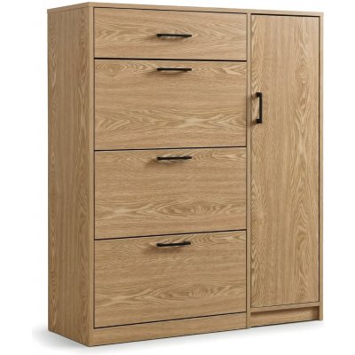 Boximo Botník Tami 90 x 125 x 28 cm hnědý – Zboží Dáma