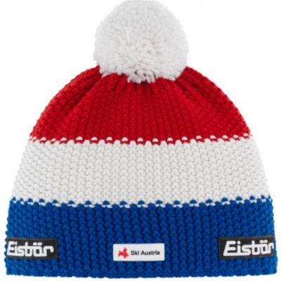 EISBÄR Star Pompon Mü SKA kids , červená/ bílá/ modrá – Zboží Dáma