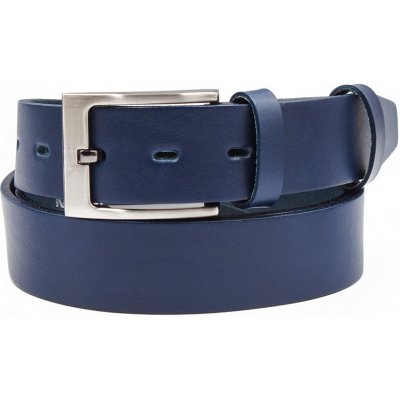 Modrý kožený opasek Nivasaža elegantní střední ELG35 – Hledejceny.cz