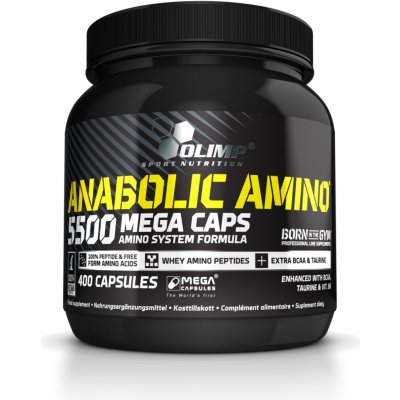 Olimp Sport Nutrition Anabolic Amino 5500 400 kapslí – Zboží Mobilmania