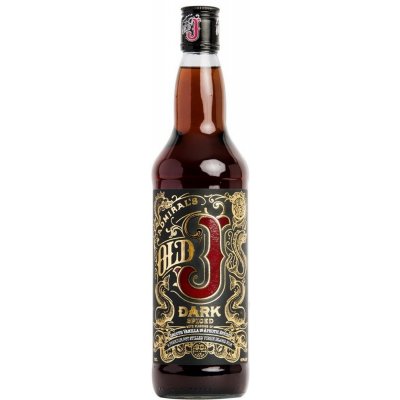 OLD J DARK SPICED 40% 0,7 l (holá láhev)