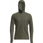 merino mikina s kapucí ICEBREAKER Mens 260 Quantum IV LS Zip Hoodie Loden – Zboží Dáma