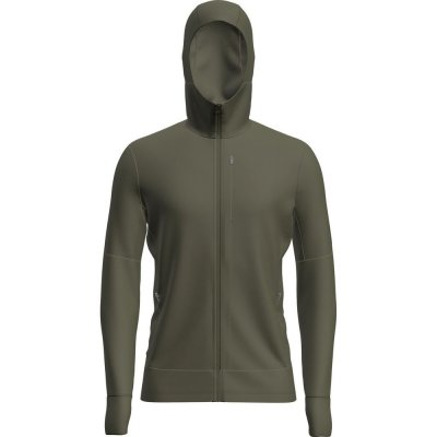 merino mikina s kapucí ICEBREAKER Mens 260 Quantum IV LS Zip Hoodie Loden – Zboží Dáma