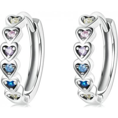 Olivie stříbrné kroužky SRDÍČKA 7750 – Zboží Dáma