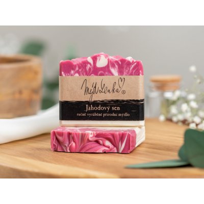 mýdLenka přírodní mýdlo Jahodový sen 95 g – Zboží Dáma mýdLenka přírodní mýdlo Jahodový sen 95 g – Zboží Dáma