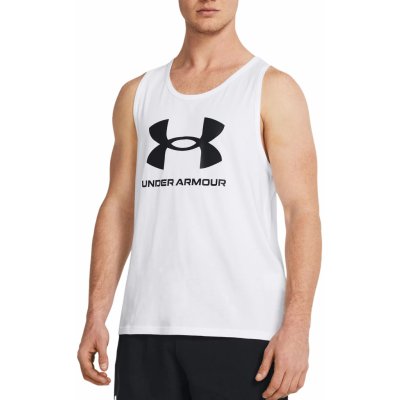 Under Armour UA sportstyle logo tank WHT bílé – Sleviste.cz