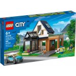 LEGO® City 60398 Rodinný dům a elektromobil – Hledejceny.cz