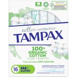 Tampax tampony s aplikátorem 100% Organic Cotton super 16 ks – Zboží Mobilmania