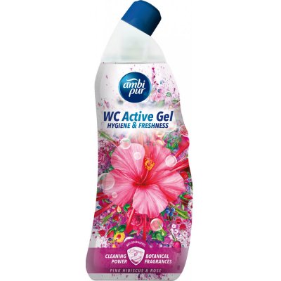 AMBI PUR wc gel růžový ibišek a růže 750 ml – Zboží Mobilmania