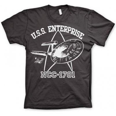imago tričko Star Trek U.S.S. Enterprise šedé – Zboží Mobilmania
