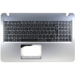 česká klávesnice Asus A540 F540 R540 X540 černá CZ/SK stříbrný šedý palmrest – Zboží Živě