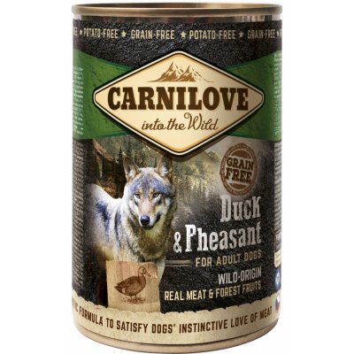 Carnilove Praha Wild konz Meat Duck & Pheasant 400 g – Zbozi.Blesk.cz