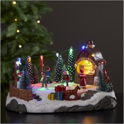 Star Trading Vánoční dekorace Iceville 11 LED pohyblivá svítící hrající – Hledejceny.cz